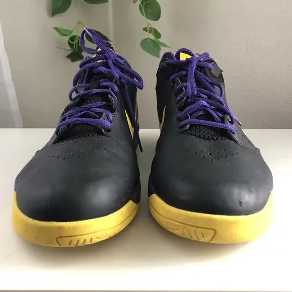 Nike Zoom Attero Mens Size 14 Purple/Black/Yellow With Purple Laces P13 - Picture 3 of 8